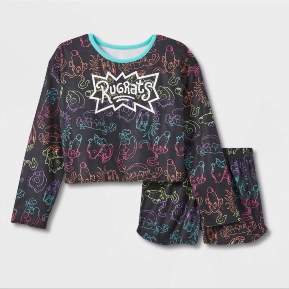 Rugrats 2pc Pajamas Girls Size 10